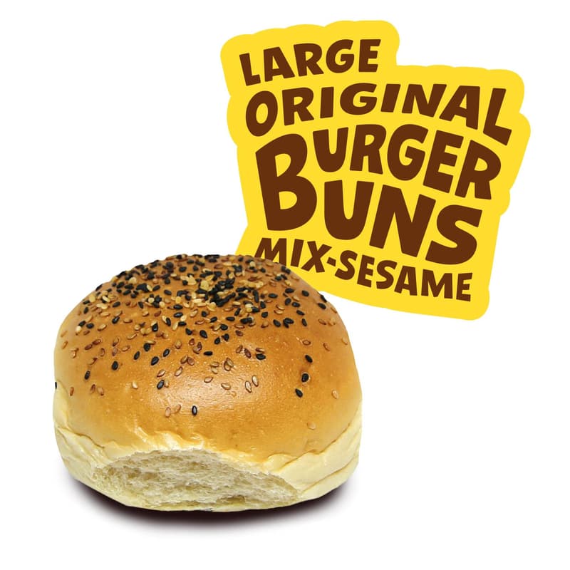 Bekarei Original Burger Bun Mix-Sesam L