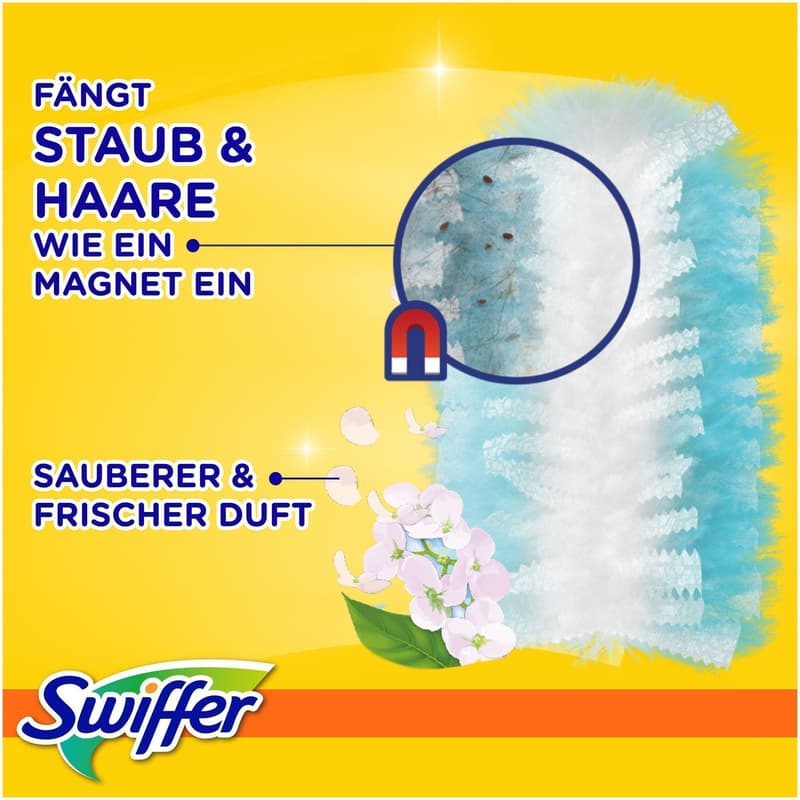 Swiffer Staubmagnet Nachfülltücher Clean & Fresh 9-er Pack