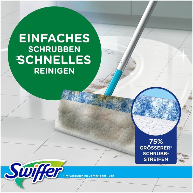 Swiffer Bodenwischer Wet Nachfüllungen Mit Citrusfrische 48-er Pack