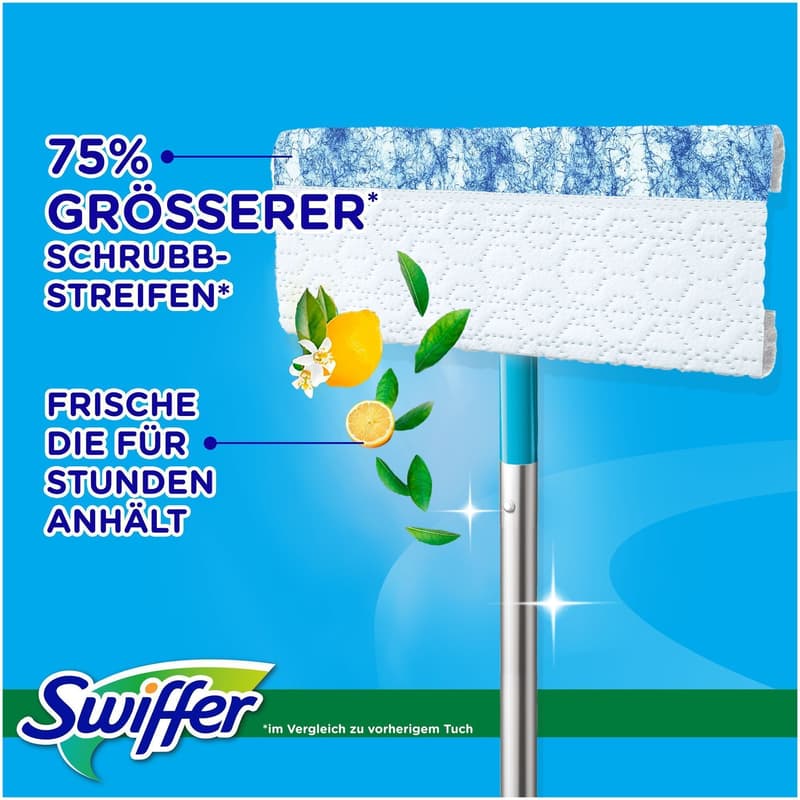 Swiffer Bodenwischer Wet Nachfüllungen Mit Citrusfrische 48-er Pack