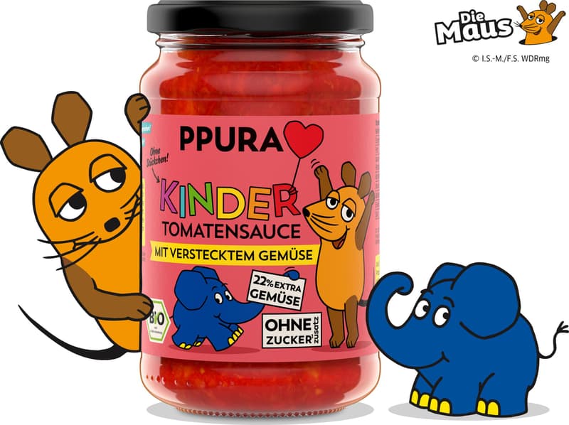 PPURA BIO Sugo KINDER-tomato sauce with hidden vegetables