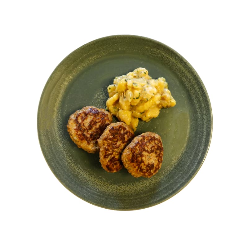 Jolesch Berliner Frikadelle mit Kartoffelsalat