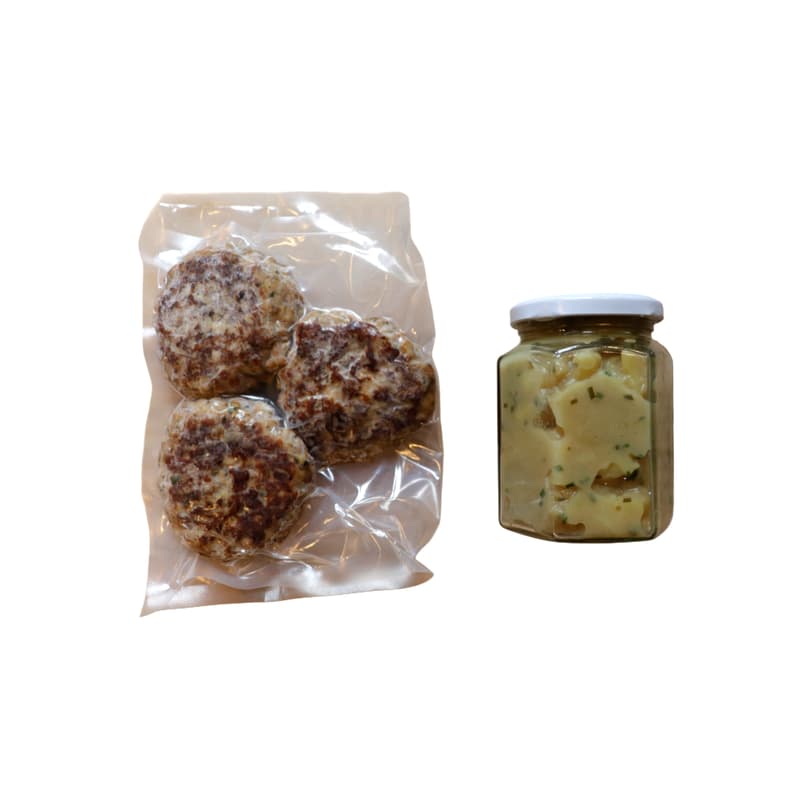 Jolesch Berliner Frikadelle mit Kartoffelsalat
