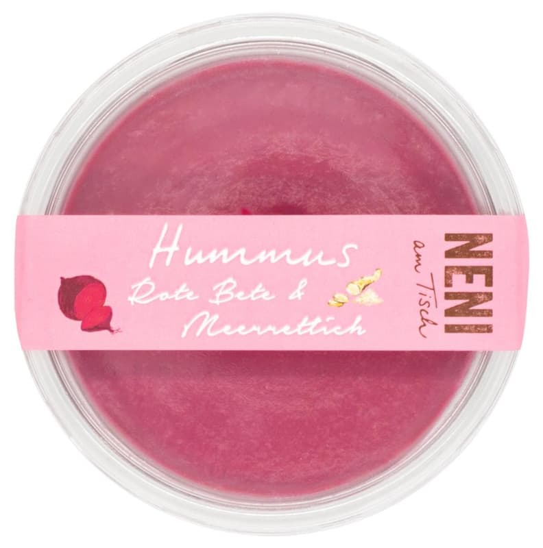 NENI Hummus mit roter Beete & Meerrettich
