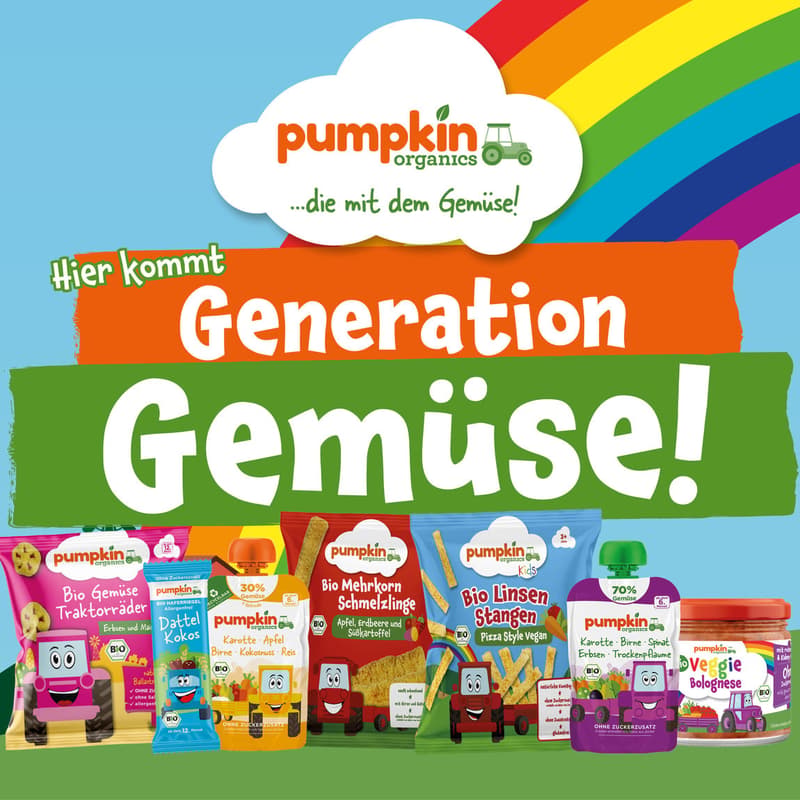 Pumpkin Organics Organic Crunchy Clouds Carrot and Strawberry