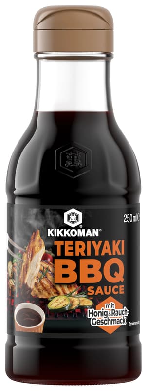 Kikkoman Teriyaki BBQ Sauce mit Honig und Rauchgeschmack
