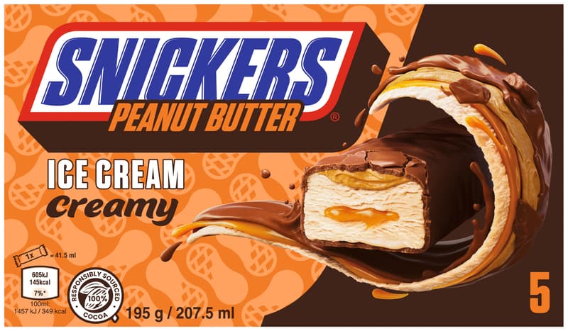 SNICKERS® Multipack Eisriegel Creamy 5x39g