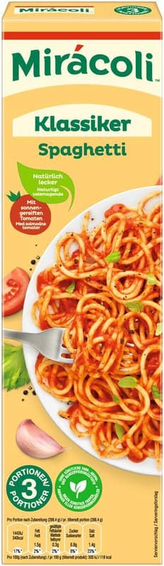 Miracoli™ 3 Portions Spaghetti Classic