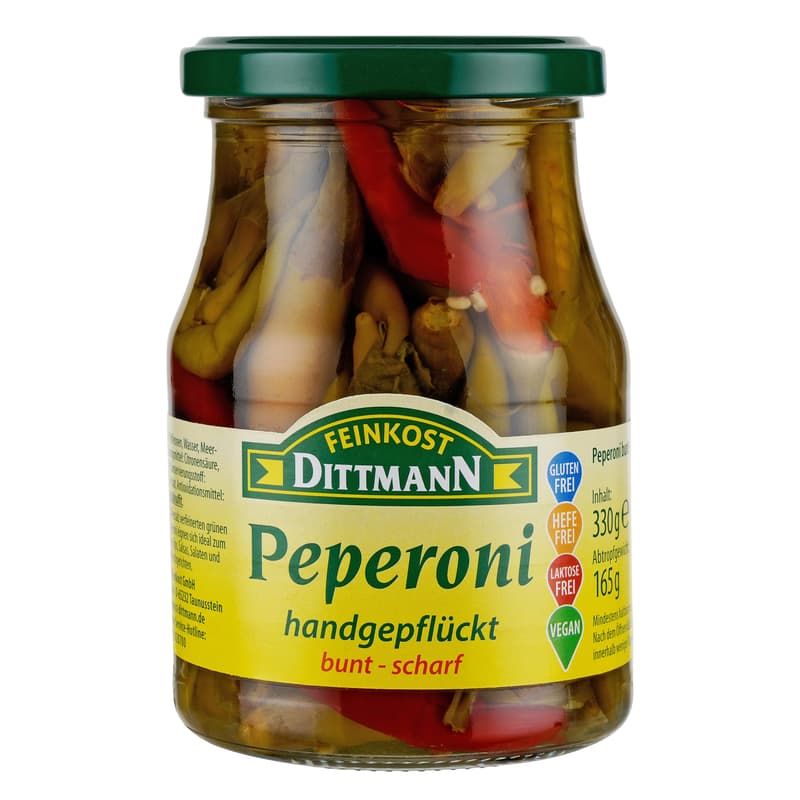 Colorful spicy peppers 330g jar