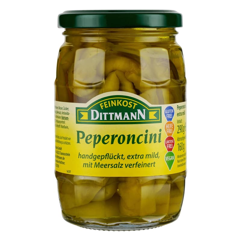 Feinkost Dittmann Extra Mild Peperoncini 290/160g