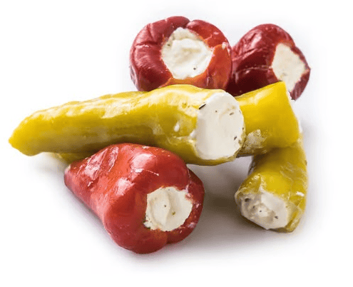 Pappudia Mixed Peppers stuffed with Cheese in Rapeseed Oil