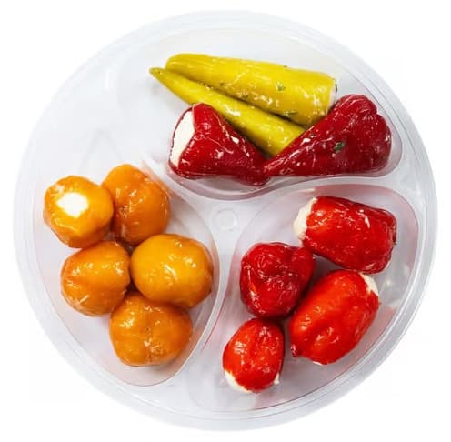 Pappudia Mix of cheese-filled peppers