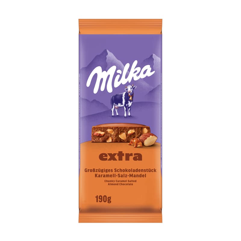 Milka Extra Karamell-Salz-Mandel