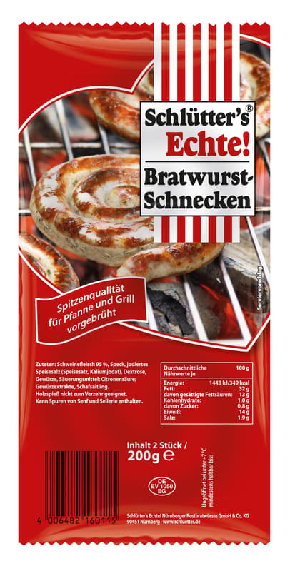 Schlütter's Echte Bratwurstschnecken