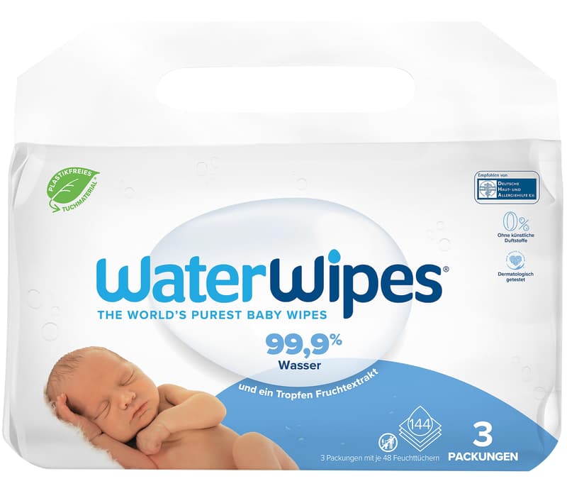WaterWipes Babyfeuchttücher 3er Pack