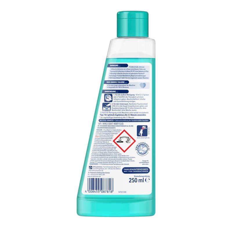 Dr. Beckmann Waschmaschinen Reiniger All-in-One Ocean Breeze