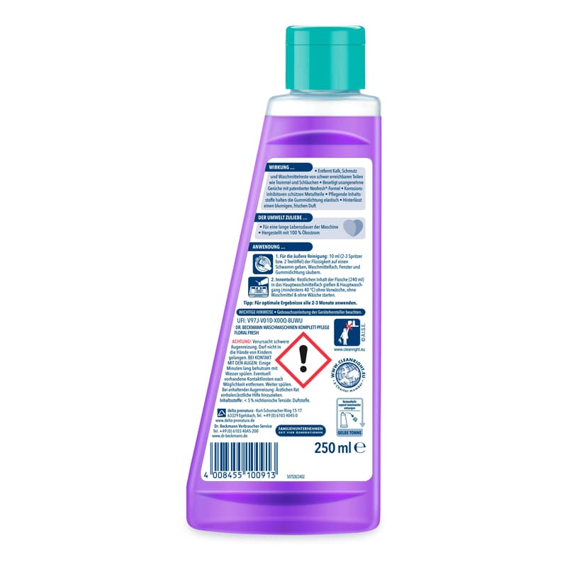 Dr. Beckmann Waschmaschinen Komplett-Pflege Floral Fresh
