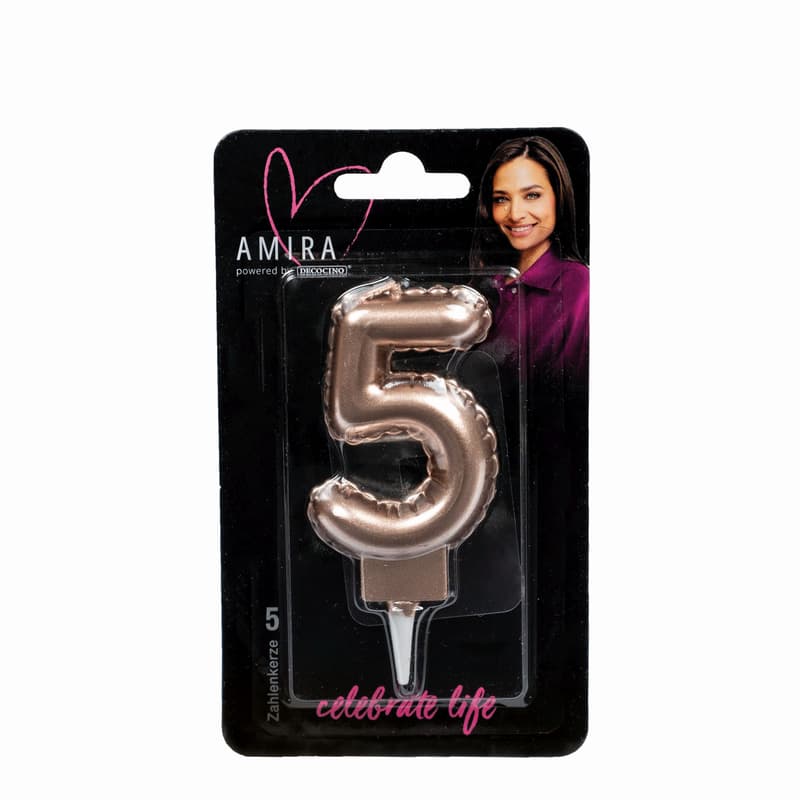 Decocino by Amira Number Candle 5