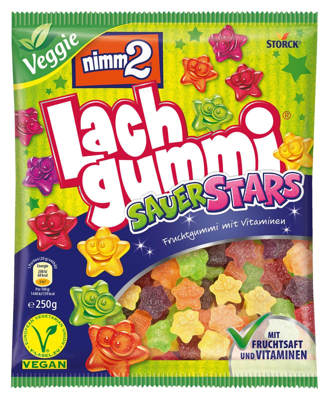 nimm2 Laugh Gummy Sour Stars