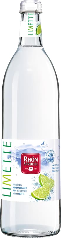 RhönSprudel Mineralwasser PLUS Limette Glas 12x0,75l (MEHRWEG)