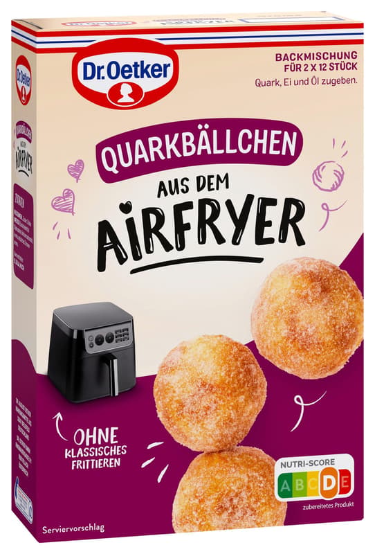 Dr. Oetker Airfryer Quarkbällchen