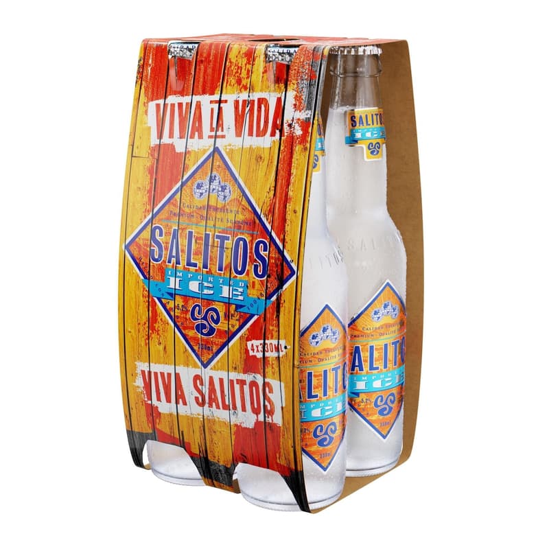 Salitos Ice Flavoured Beer 4x0,33l (MEHRWEG)