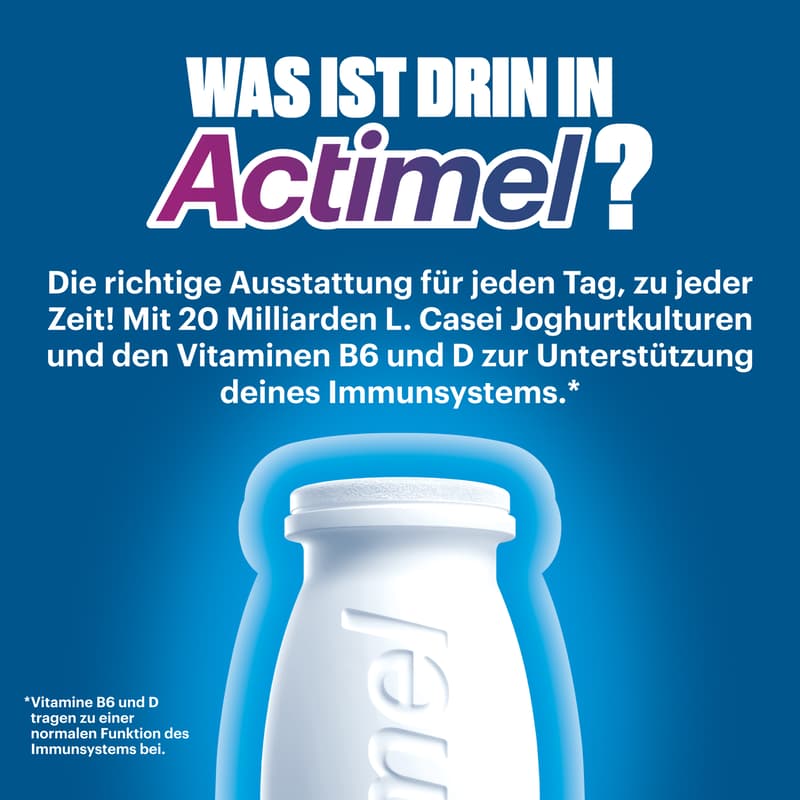 Actimel 0% Multifrucht 8x100g | 0,1% Fett