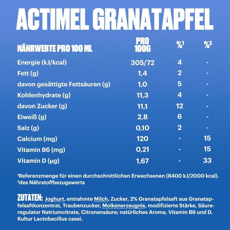 Actimel Superfruit Granatapfel