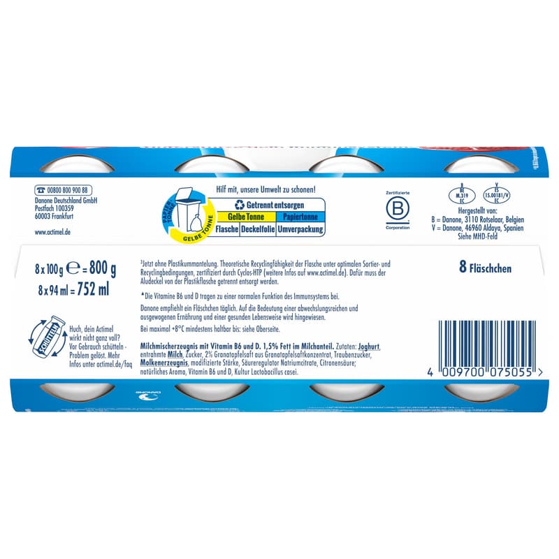 Actimel Superfruit Granatapfel