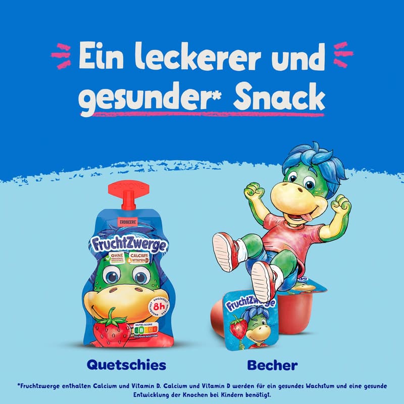 FruchtZwerge Klassiker: Erdbeere-Aprikose