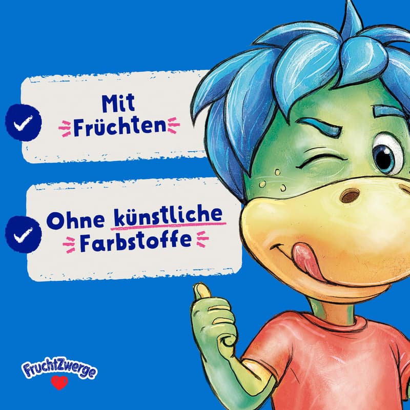 FruchtZwerge Klassiker: Erdbeere-Aprikose