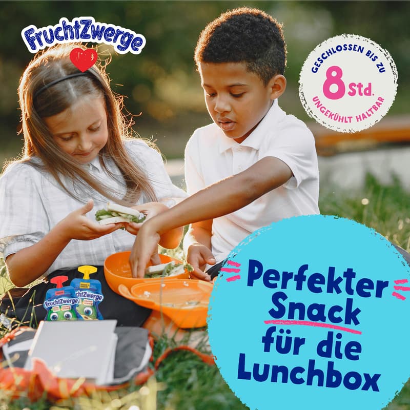 FruchtZwerge Quetschies 4x70g Banane-Erdbeere