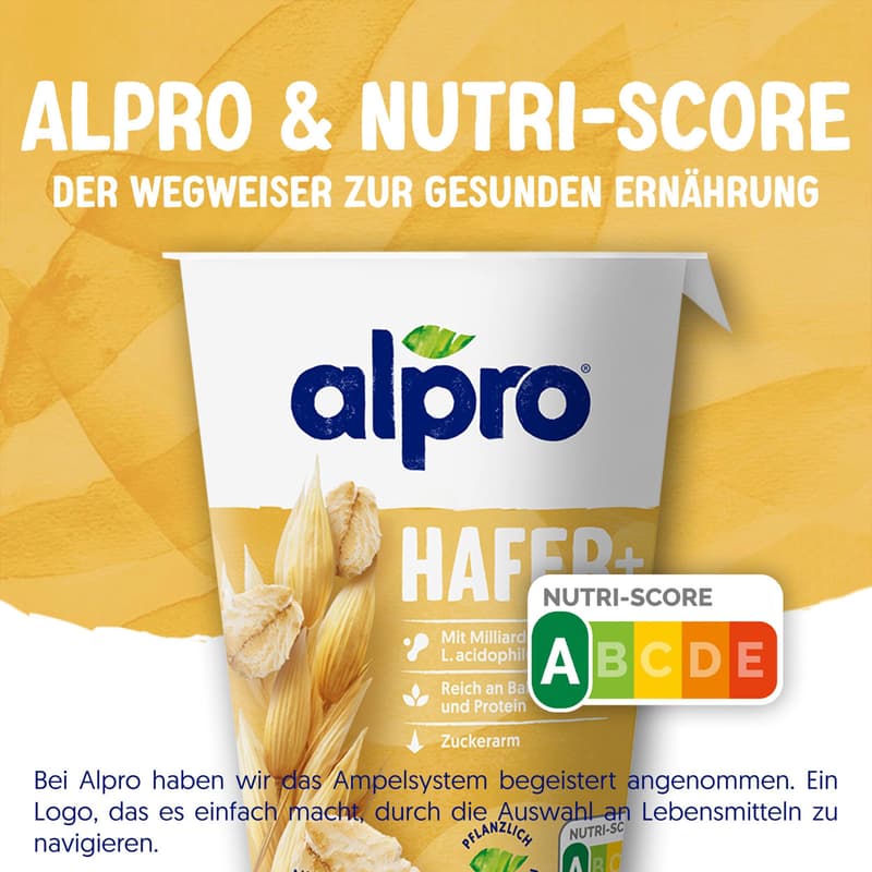 Alpro Yogurt Alternative with Soy Base, Oat+ Natural