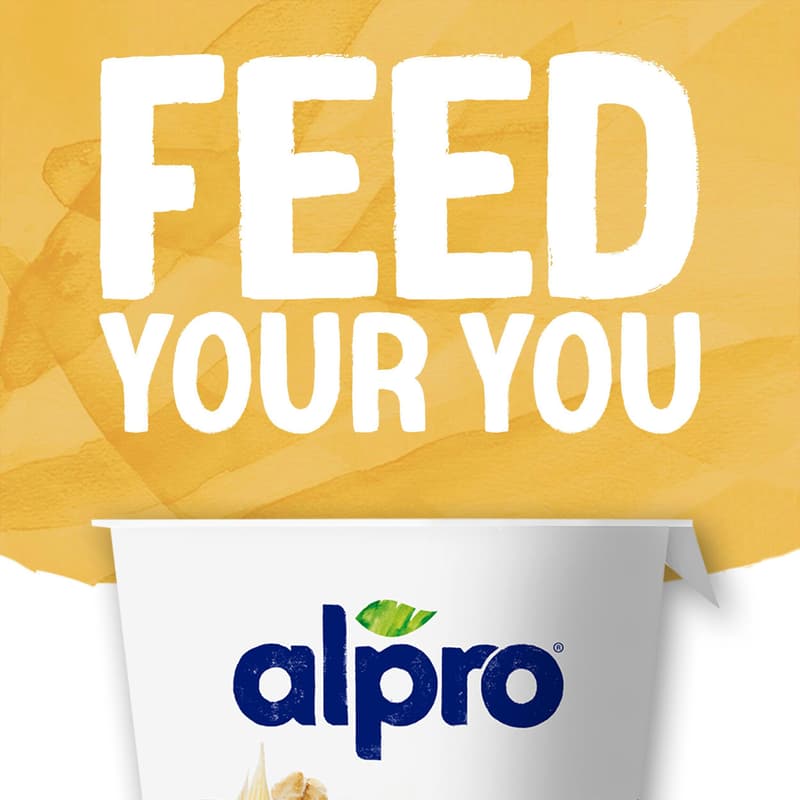 Alpro Yogurt Alternative with Soy Base, Oat+ Natural