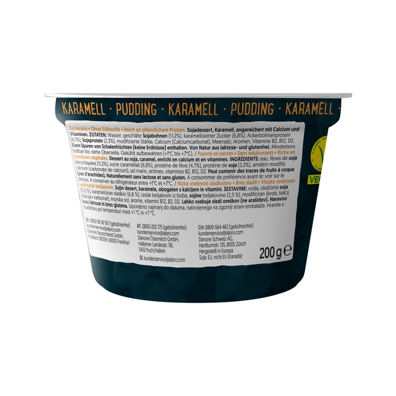 Alpro Pudding Soja Caramel High Protein