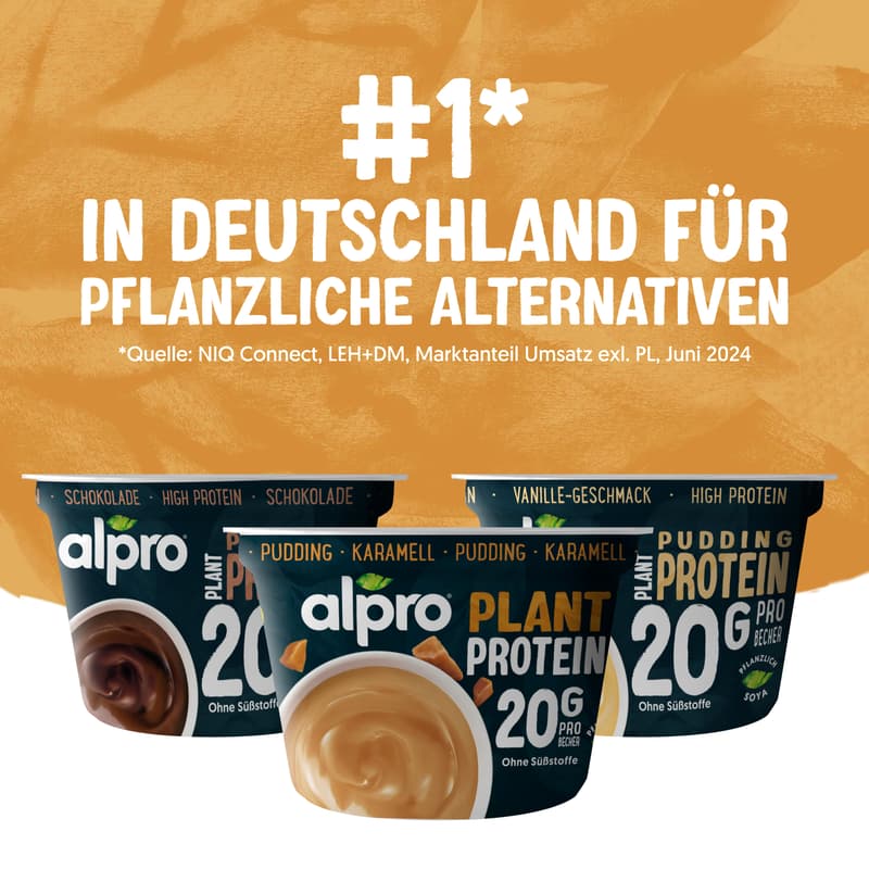 Alpro Pudding Soja Caramel High Protein