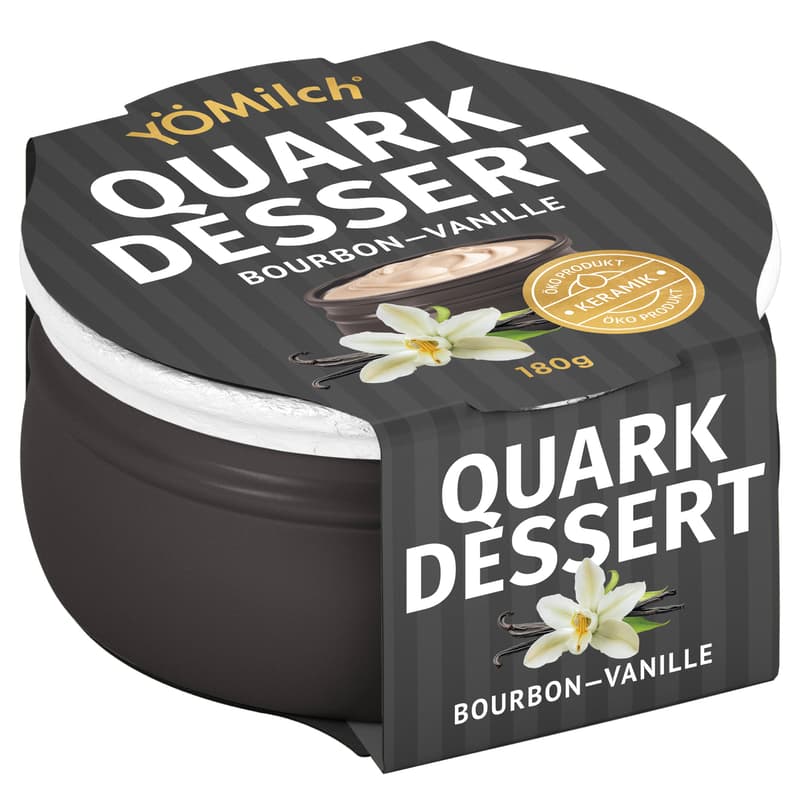 YOMilch BIO Quark Dessert mit Bourbon Vanille