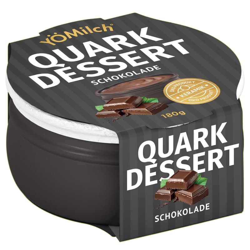 YOMilch BIO Quark Dessert mit Schokolade