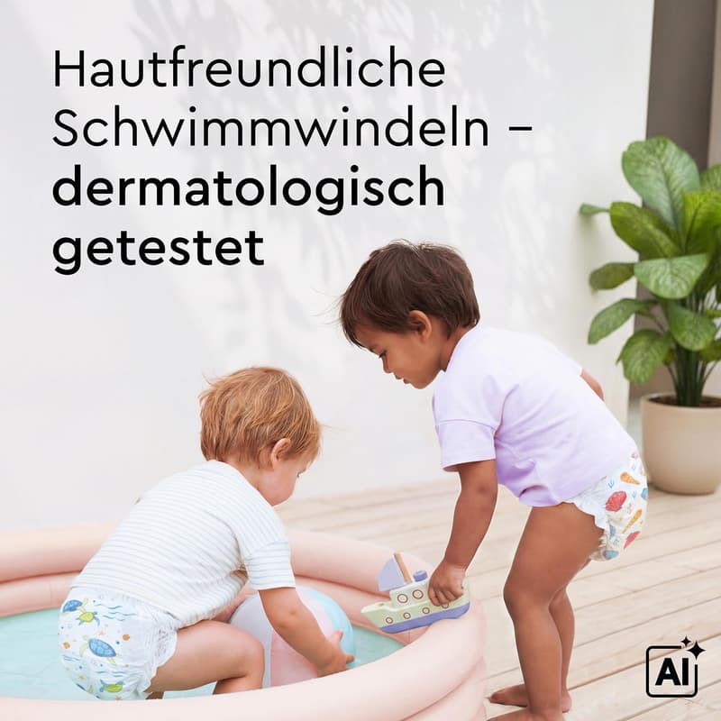 LILLYDOO Schwimmwindeln Gr. S, Single Pack, 6-11 kg