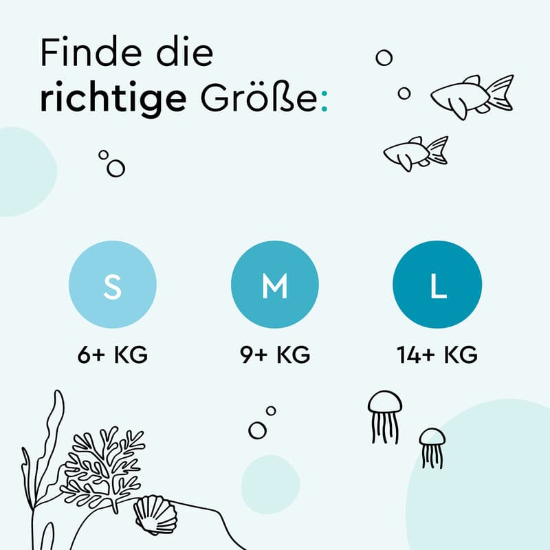 LILLYDOO Schwimmwindeln Gr. M, Single Pack, 9-15 kg