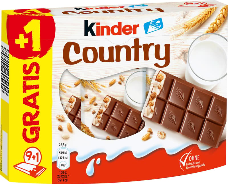 Kinder Country 9 + 1
