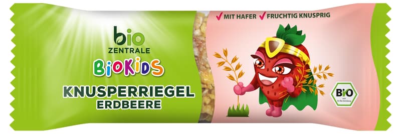 BioZentrale Kids Crunchy Bar Strawberry