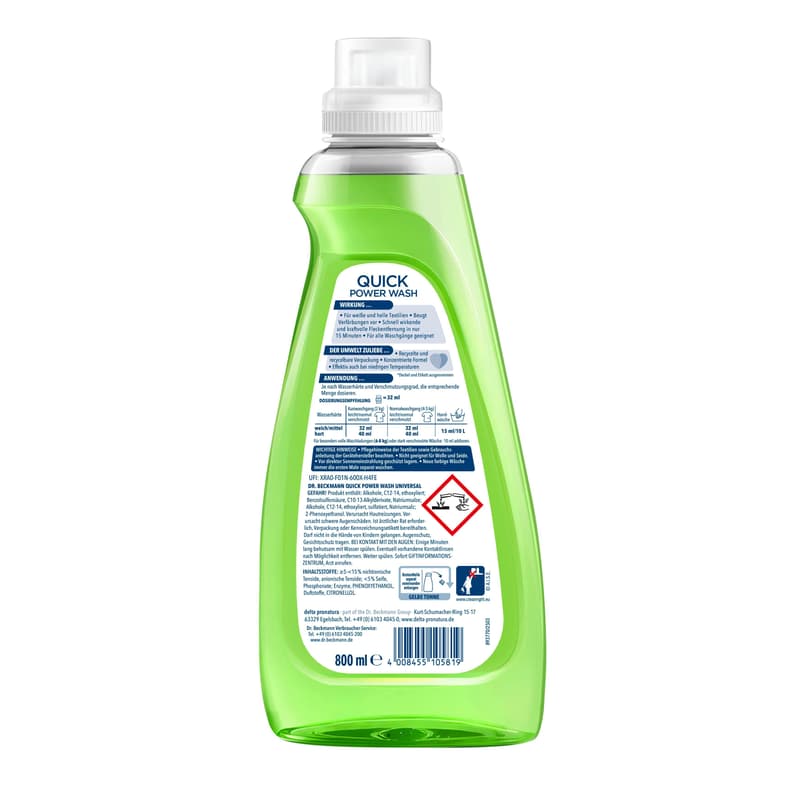 Dr. B. Quick Power Wash Universal 800ml