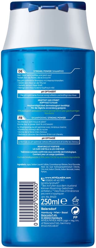 Nivea Men Strong Power Shampoo