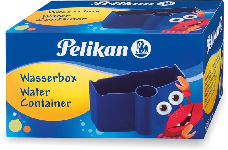 Pelikan water cup with brush holder, blue