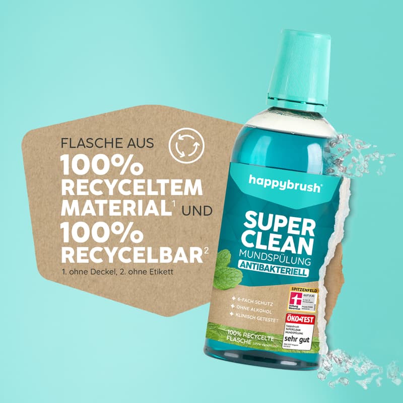 happybrush SuperClean mouthwash