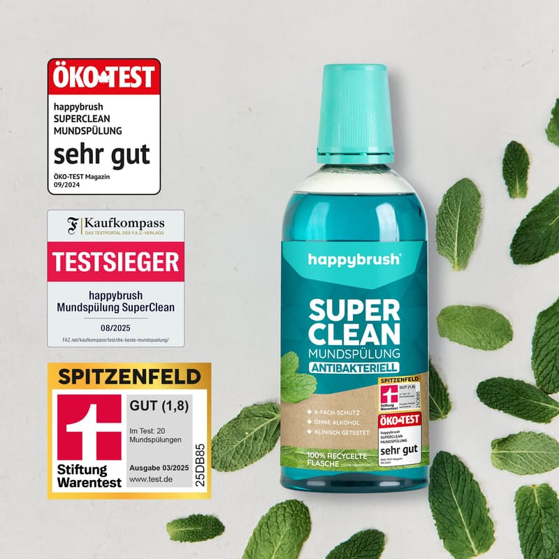happybrush SuperClean mouthwash