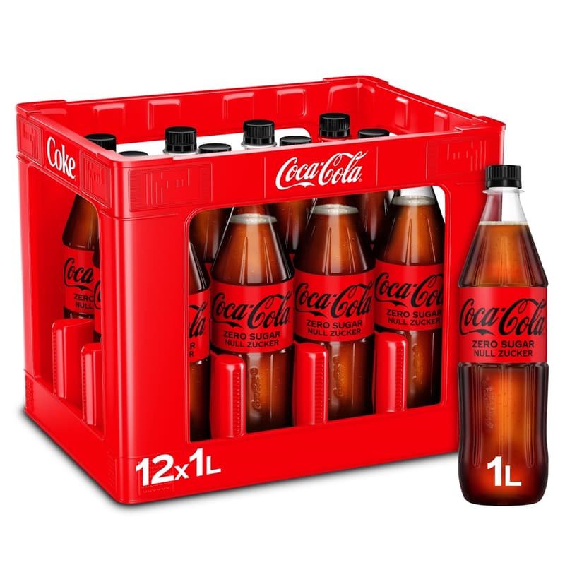 Coca-Cola Zero crate 12x1,0 l (MOREWEG)
