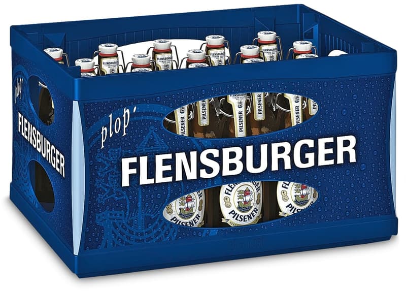 Flensburger Pilsener crate 20x0.33 l (refillable)