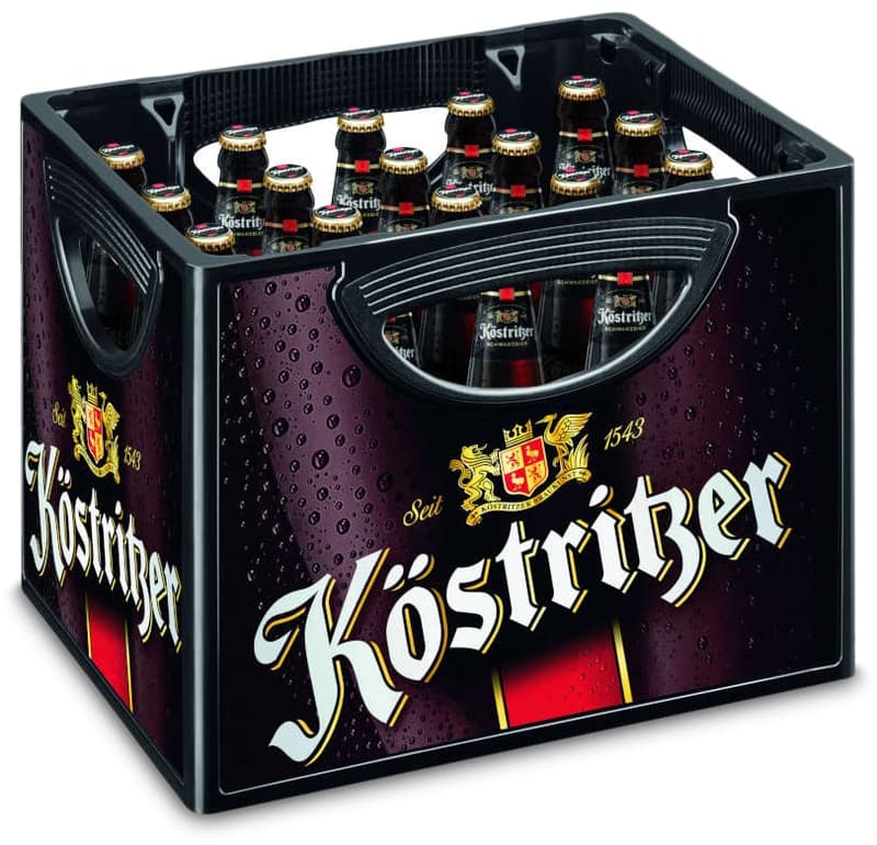 Köstritzer Schwarzbier crate 20x0.5 l (refillable)
